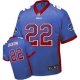 Nike Bills -22 Fred Jackson Royal Blue Team Color Stitched NFL Elite Drift Fashion Jersey
