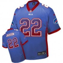 Nike Bills -22 Fred Jackson Royal Blue Team Color Stitched NFL Elite Drift Fashion Jersey