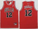 Chicago Bulls -12 Michael Jordan Red Nike Throwback Stitched NBA Jersey