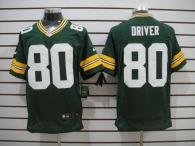 Nike Green Bay Packers #80 Donald Driver Green Team Color Men's Stitched NFL Elite Jersey