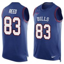 Nike Buffalo Bills -83 Andre Reed Royal Blue Team Color Stitched NFL Limited Tank Top Jersey