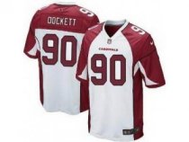 2012 NEW NFL Arizona Cardinals 90 Darnell Dockett White Jerseys (Game)