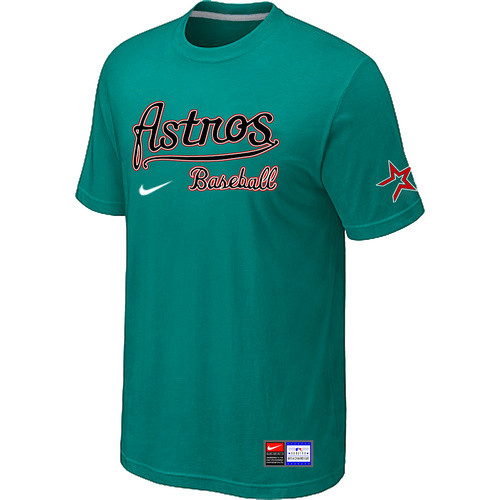 MLB Houston Astros Green Nike Short Sleeve Practice T-Shirt