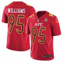 Nike Bills -95 Kyle Williams Red Stitched NFL Limited AFC 2017 Pro Bowl Jersey