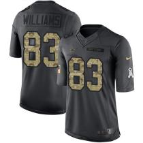 Dallas Cowboys -83 Terrance Williams Nike Anthracite 2016 Salute to Service Jersey