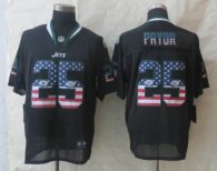 2014 New Nike New York Jets 25 Pryor USA Flag Fashion Black Elite Jerseys