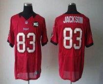 Nike Buccaneers -83 Vincent Jackson Red Team Color With MG Patch Stitched NFL Elite Jersey