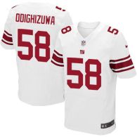 Nike New York Giants #58 Owa Odighizuwa White Men's Stitched NFL Elite Jersey