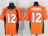 Nike Denver Broncos #12 Andre Caldwell Orange Team Color Men's Stitched NFL New Elite Jersey