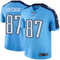 Nike Titans -87 Eric Decker Light Blue Team Color Stitched NFL Vapor Untouchable Limited Jersey