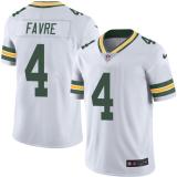 Nike Packers -4 Brett Favre White Stitched NFL Color Rush Limited Jersey