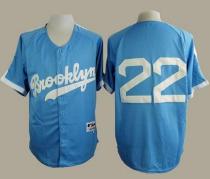 Los Angeles Dodgers -22 Clayton Kershaw Light Blue Cooperstown Stitched MLB Jersey