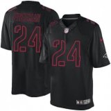 Nike Atlanta Falcons 24 Devonta Freeman Black Stitched NFL Impact Limited Jersey