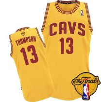 Revolution 30 Cleveland Cavaliers -13 Tristan Thompson Yellow The Finals Patch Stitched NBA Jersey