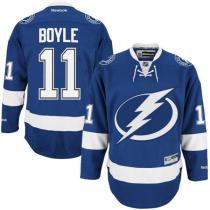 Tampa Bay Lightning -11 Brian Boyle Blue Stitched NHL Jersey