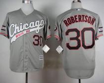 Chicago White Sox -30 David Robertson Grey New Cool Base Stitched MLB Jersey