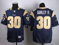 Nike St Louis Rams -30 Todd Gurley II Navy Blue Team Color Men's Stitched NFL Elite Jersey