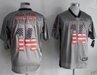 Nike Cincinnati Bengals -14 Andy Dalton Grey NFL Elite USA Flag Fashion Jersey