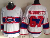 Montreal Canadiens -67 Max Pacioretty White CCM Throwback Stitched NHL Jersey