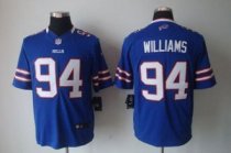 Nike Bills -94 Mario Williams Royal Blue Team Color Stitched NFL Limited Jersey