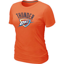 NBA Oklahoma City Thunder Big Tall Primary Logo  Women T-Shirt (7)