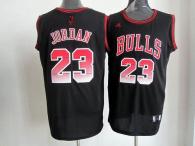 Chicago Bulls -23 Michael Jordan Black Stitched NBA Vibe Jersey