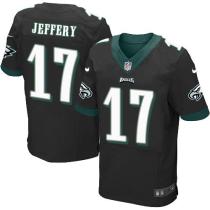Nike Eagles -17 Alshon Jeffery Black Alternate Stitched NFL New Elite Jersey