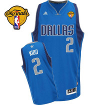 Dallas Mavericks 2011 Finals Patch -2 Jason Kidd Revolution 30 Blue Stitched NBA Jersey