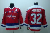 Washington Capitals -32 Hunter Stitched CCM Throwback Red NHL Jersey