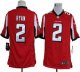 Nike Falcons 2 Matt Ryan Red Team Color Stitched NFL Game Jersey