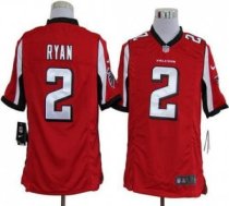 Nike Falcons 2 Matt Ryan Red Team Color Stitched NFL Game Jersey
