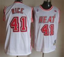 Miami Heat -41 Glen Rice White Throwback Stitched NBA Jersey