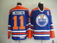 Edmonton Oilers -11 Mark Messier Stitched Light Blue NHL Jersey
