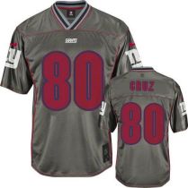 Nike New York Giants #80 Victor Cruz Grey Men's Stitched NFL Elite Vapor Jersey