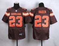 Nike Cleveland Browns -23 Joe Haden Brown Team Color Stitched NFL New Elite Jersey