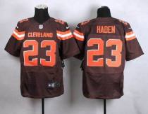 Nike Cleveland Browns -23 Joe Haden Brown Team Color Stitched NFL New Elite Jersey