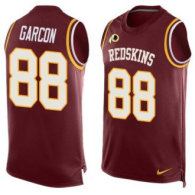 Nike Redskins -88 Pierre Garcon Burgundy Red Team Color Stitched NFL Limited Tank Top Jersey