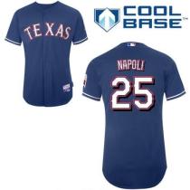 Texas Rangers #25 Mike Napoli Blue Cool Base Stitched MLB Jersey