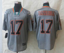 New Nike Miami Dolphins -17 Tannehill Lights Out Grey Elite Jerseys