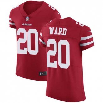 Nike 49ers -20 Jimmie Ward Red Team Color Stitched NFL Vapor Untouchable Elite Jersey
