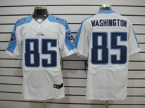 Nike Titans -85 Nate Washington White Stitched NFL Elite Jersey