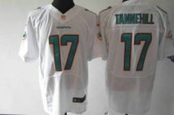 Nike Dolphins -17 Ryan Tannehill White Stitched NFL Elite Jersey