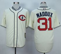 Chicago Cubs -31 Greg Maddux Cream 1929 Turn Back The Clock Stitched MLB Jersey