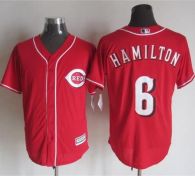 Cincinnati Reds -6 Billy Hamilton Red New Cool Base Stitched MLB Jersey