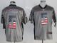 Nike Ravens -5 Joe Flacco Grey Men's Stitched NFL Elite USA Flag Fashion Jersey