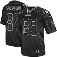 Nike Oakland Raiders #89 Amari Cooper Lights Out Black Men's Stitched NFL Elite Jersey