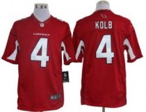 Nike Cardinals -4 Kevin Kolb Red Team Color Men's Stitched NFL Limited Jersey