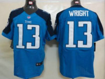 Nike Titans -13 Kendall Wright Light Blue Team Color Stitched NFL Elite Jersey