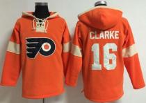 Philadelphia Flyers -16 Bobby Clarke Orange Pullover NHL Hoodie