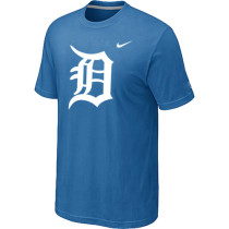 MLB Detroit Tigers Heathered light Blue Nike Blended T-Shirt